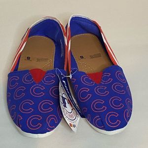 Chicago Cubs Canvas Striped Shoes